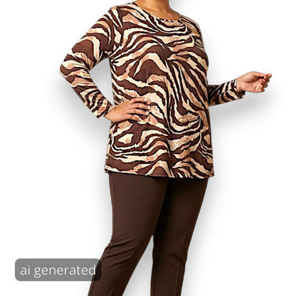 Maxi Maglia in Crepe  Paola