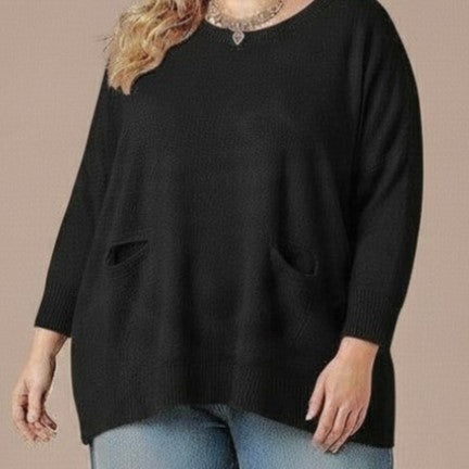 Maxi Maglia effetto Lana Chantal