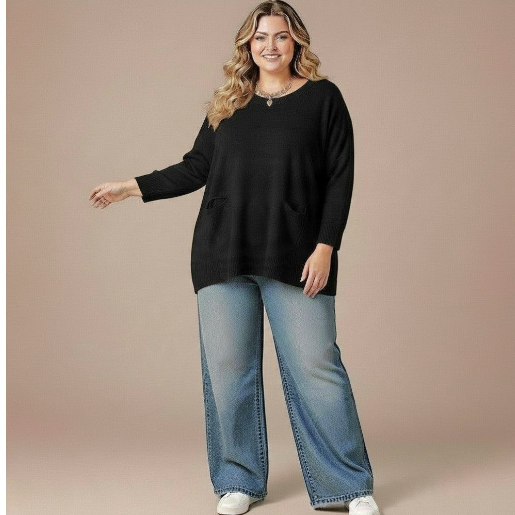 Maxi Maglia effetto Lana Calliope