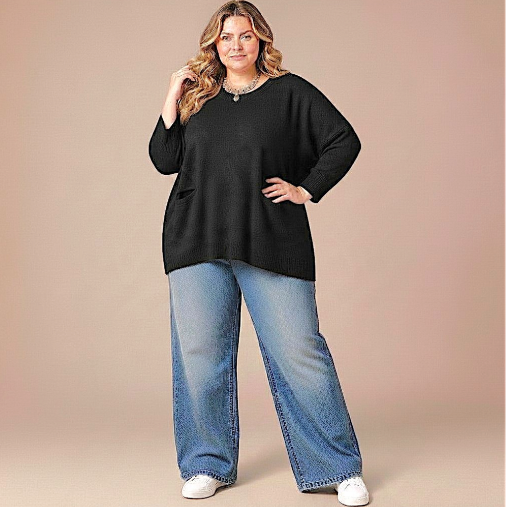 Maxi Maglia effetto Lana Chantal