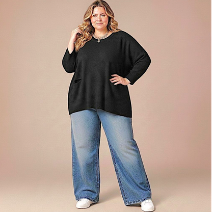 Maxi Maglia effetto Lana Chantal