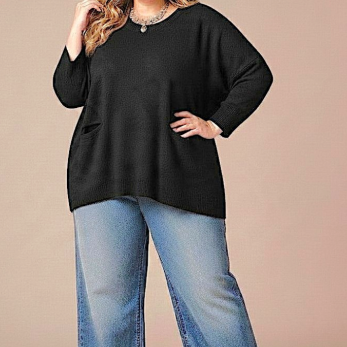 Maxi Maglia effetto Lana Chantal