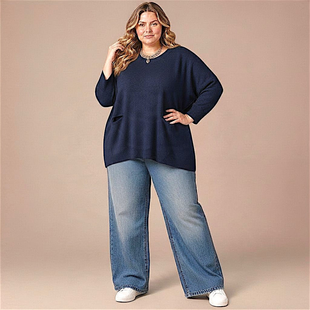 Maxi Maglia effetto Lana Calliope