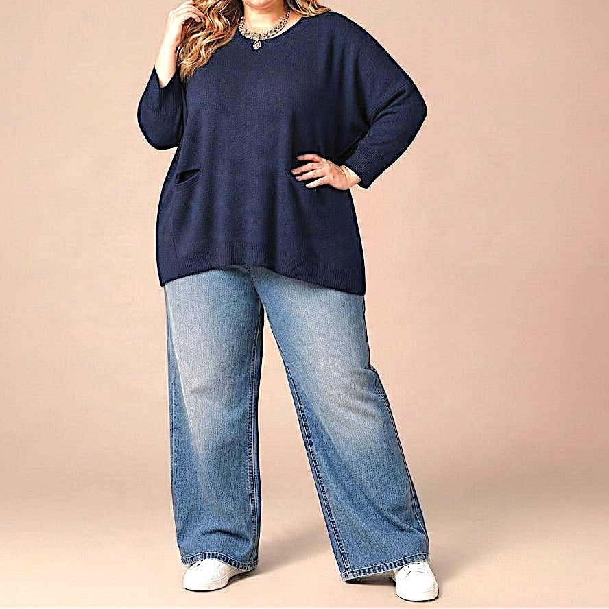 Maxi Maglia effetto Lana Calliope