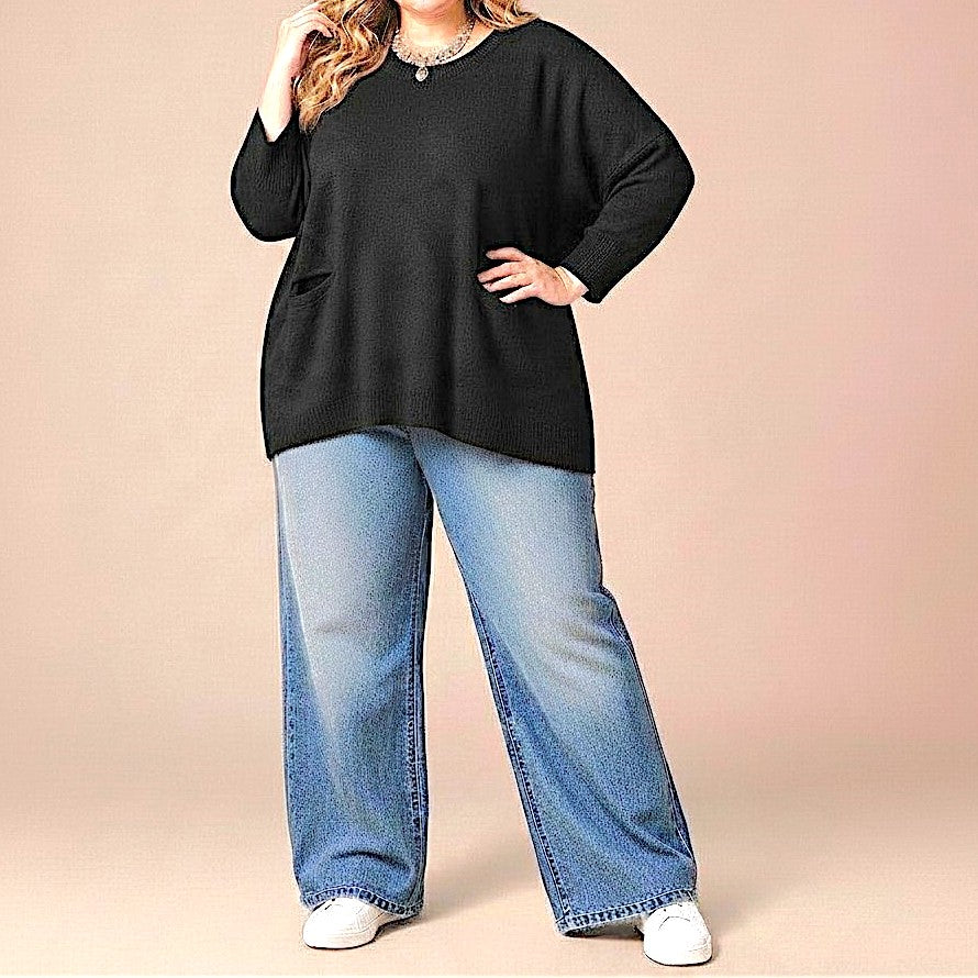 Maxi Maglia effetto Lana Chantal