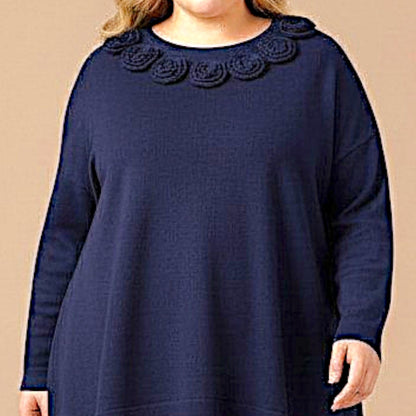 Maxi Maglia Effetto Lana Ninni