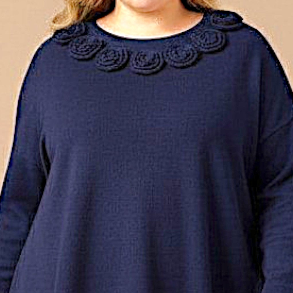Maxi Maglia Effetto Lana Ninni