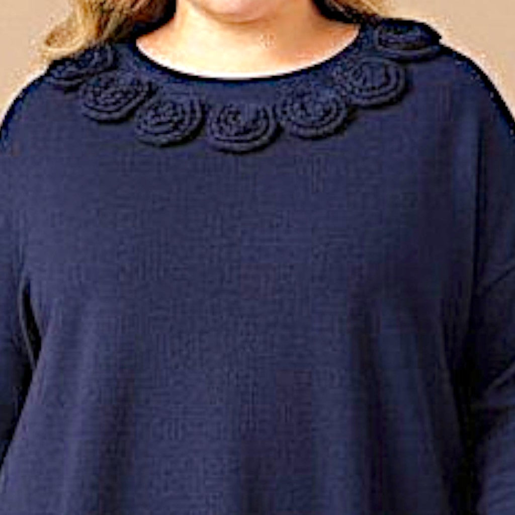 Maxi Maglia Effetto Lana Ninni