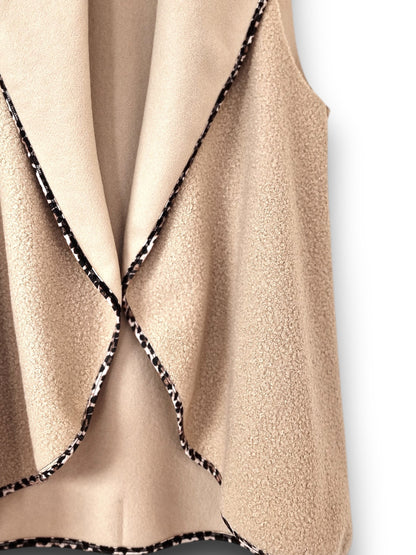 Maxi Gilet Taglie Forti Leda -  Made in Italy