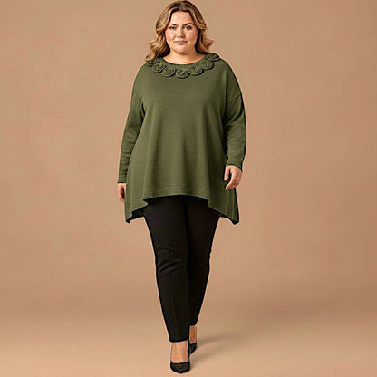 Maxi Maglia Effetto Lana Nilla