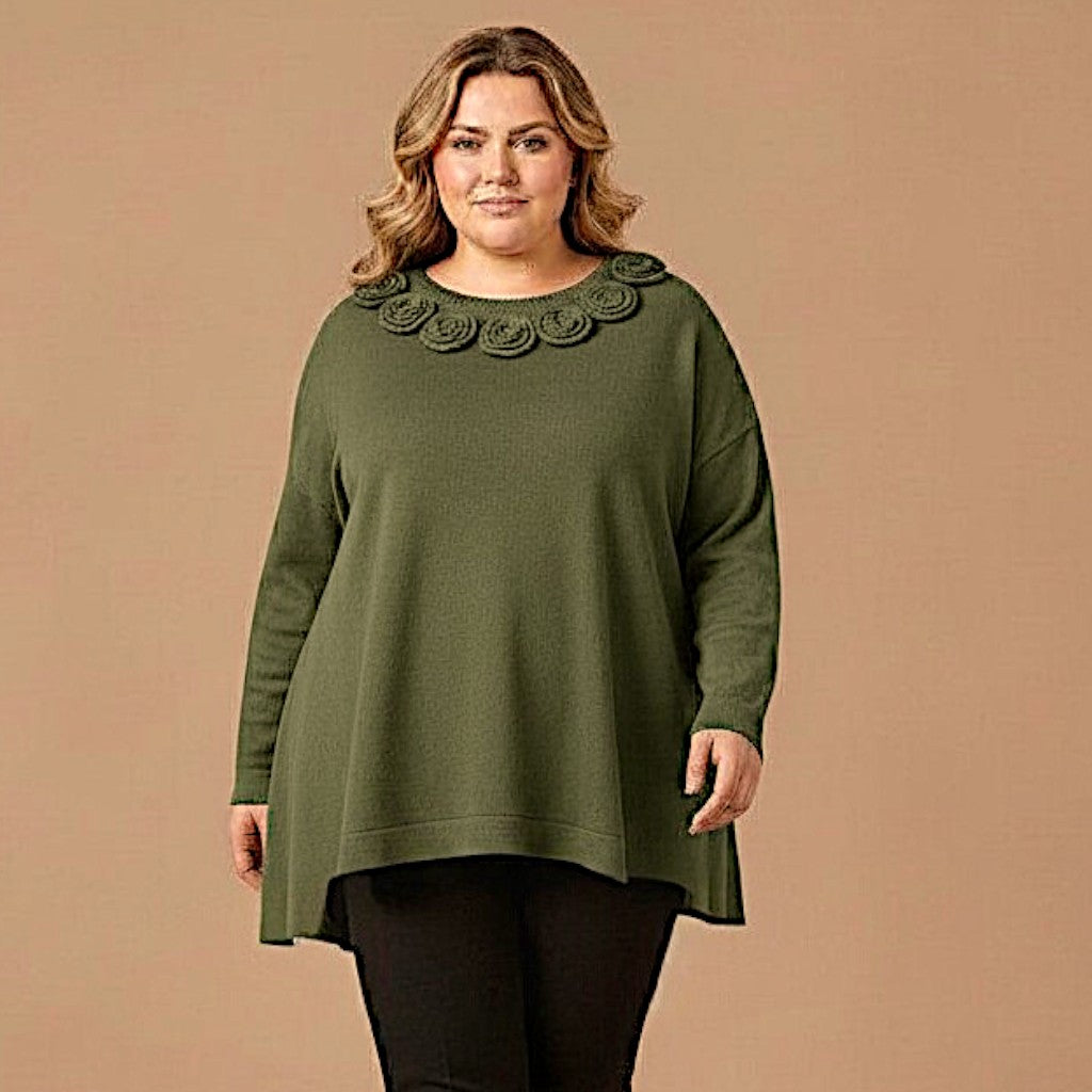 Maxi Maglia Effetto Lana Nilla