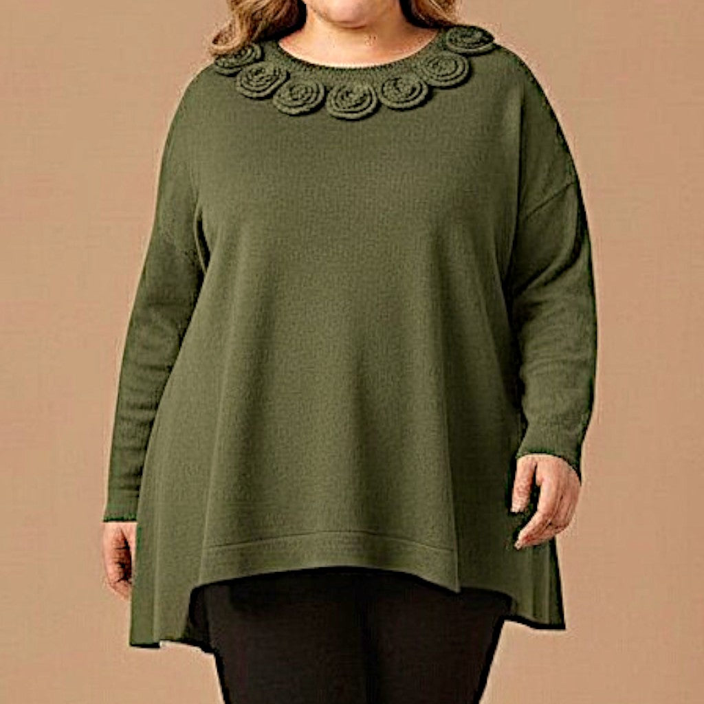 Maxi Maglia Effetto Lana Nilla