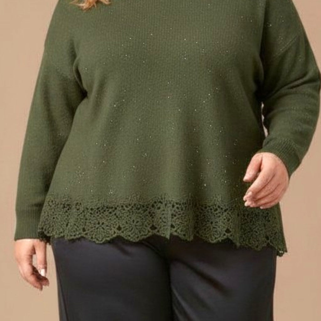Maxi Maglia Effetto Lana Birba