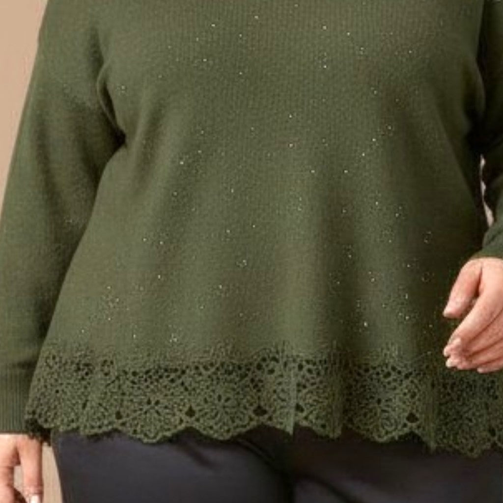 Maxi Maglia Effetto Lana Birba