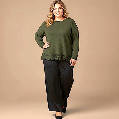 Maxi Maglia Effetto Lana Birba