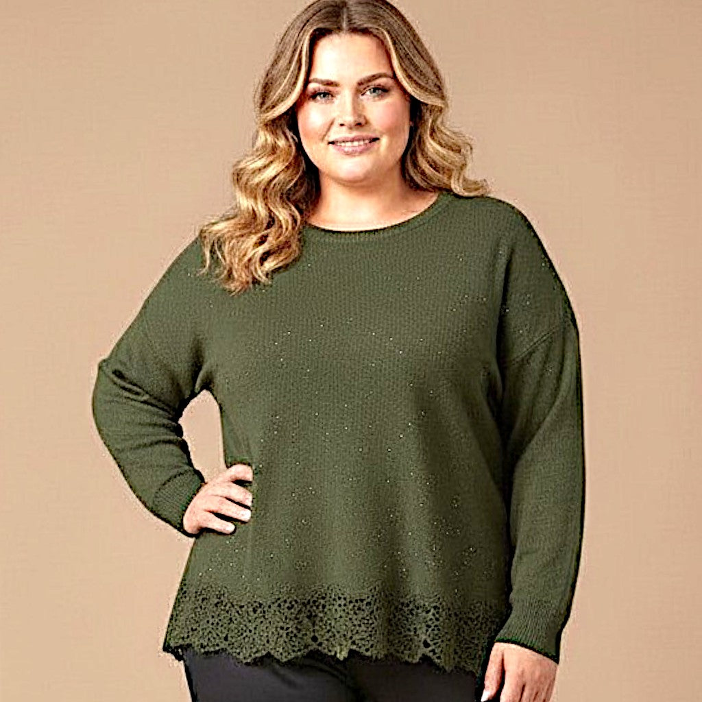 Maxi Maglia Effetto Lana Birba