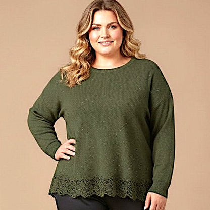 Maxi Maglia Effetto Lana Birba