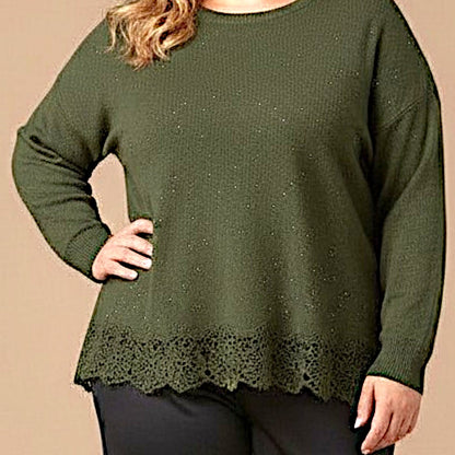 Maxi Maglia Effetto Lana Birba