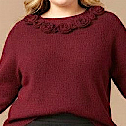 Maxi Maglia Effetto Lana Nives