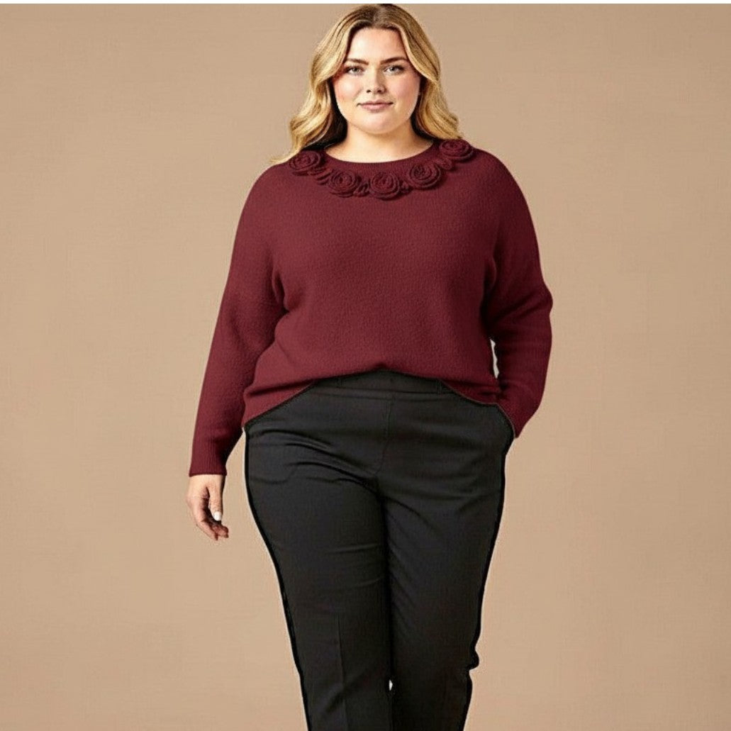 Maxi Maglia Effetto Lana Nives