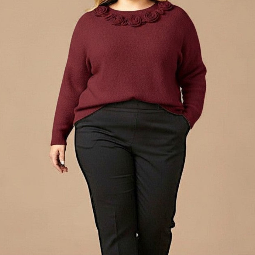 Maxi Maglia Effetto Lana Nives