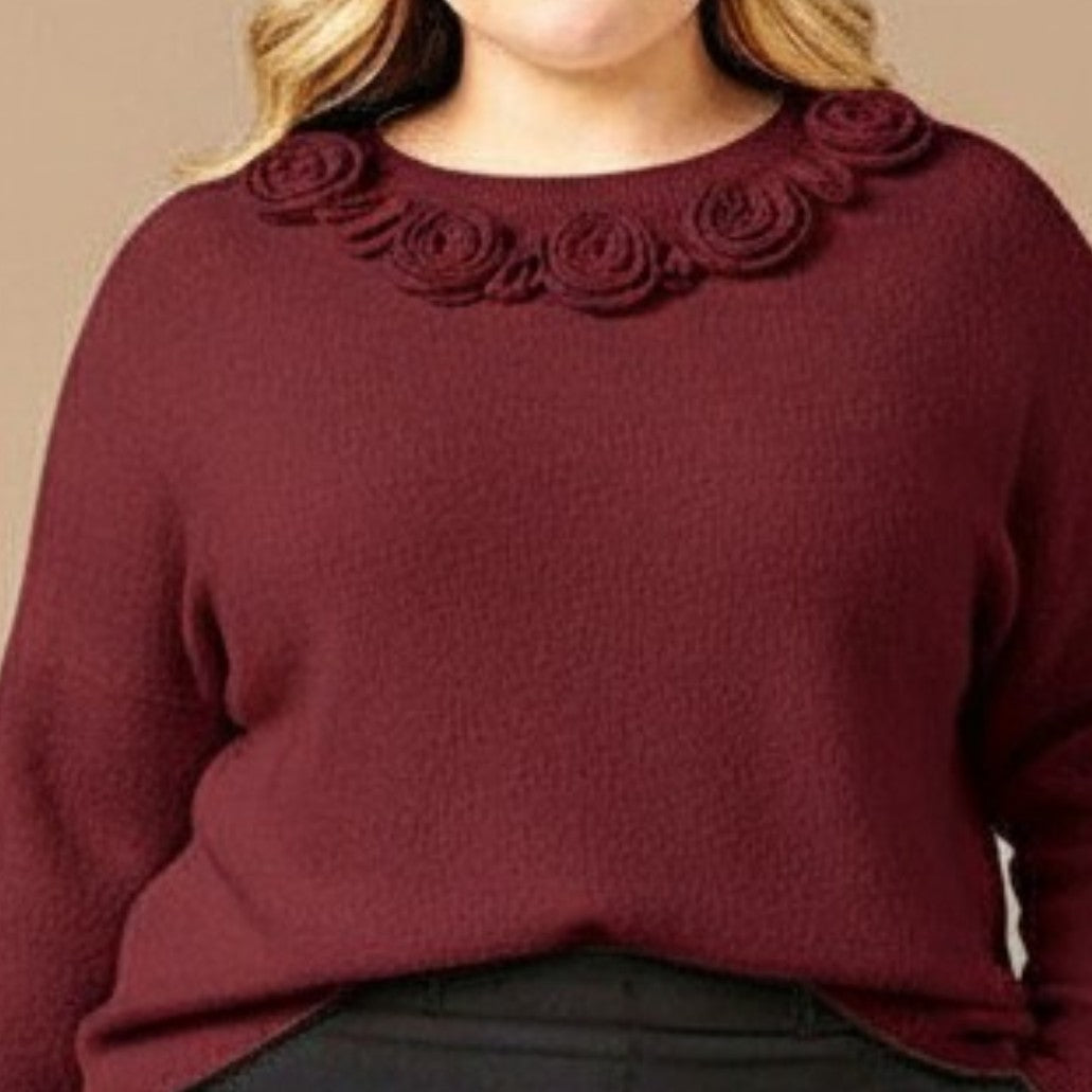 Maxi Maglia Effetto Lana Nives