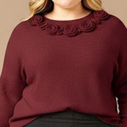 Maxi Maglia Effetto Lana Nives