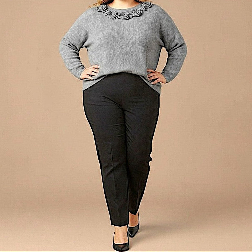 Maxi Maglia Effetto Lana Novella