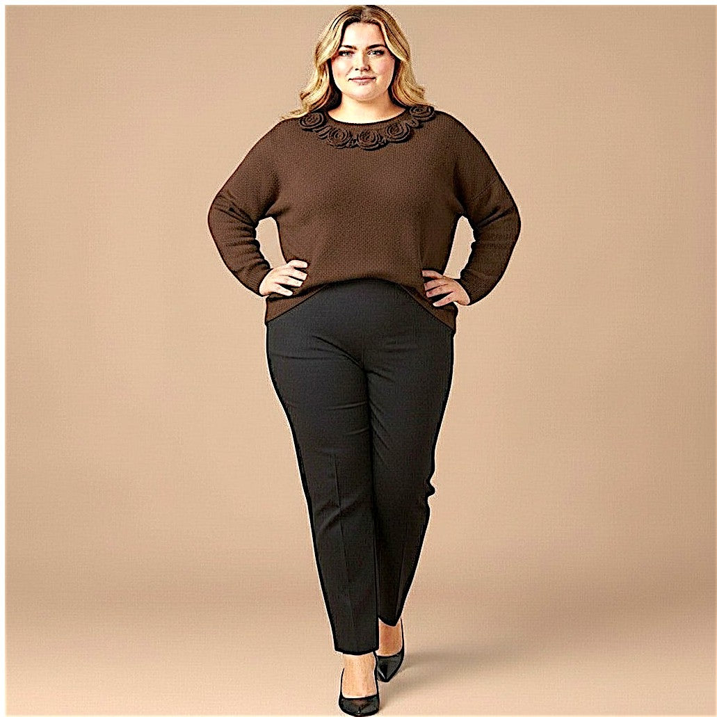 Maxi Maglia Effetto Lana Natalia