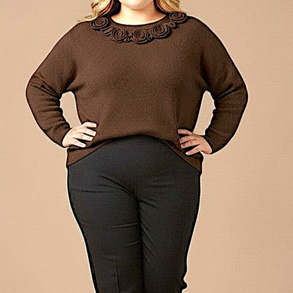 Maxi Maglia Effetto Lana Natalia