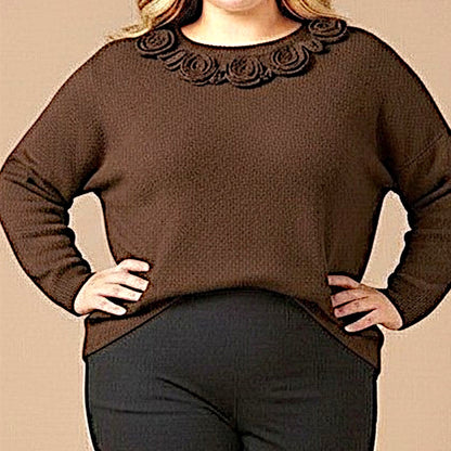 Maxi Maglia Effetto Lana Natalia