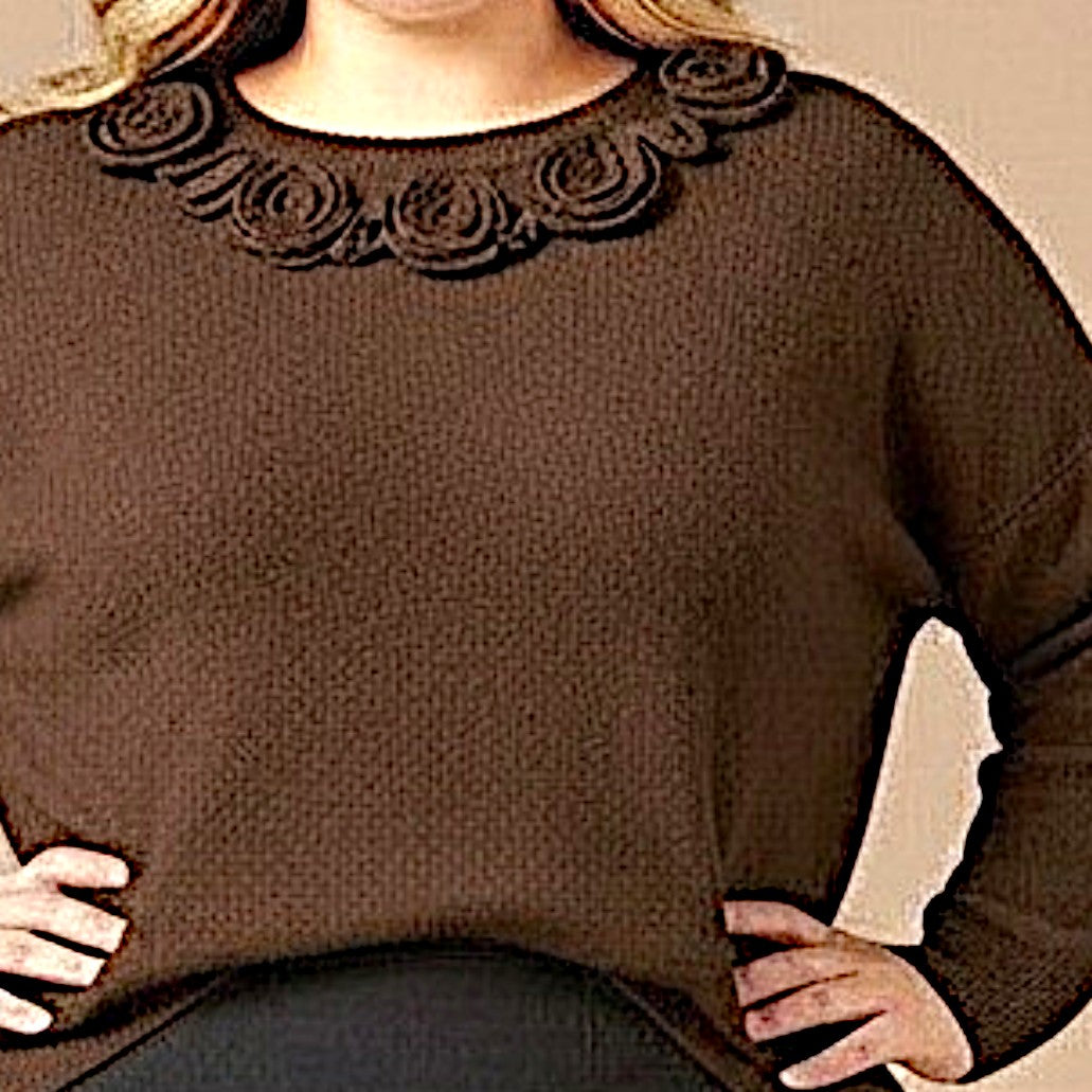 Maxi Maglia Effetto Lana Natalia