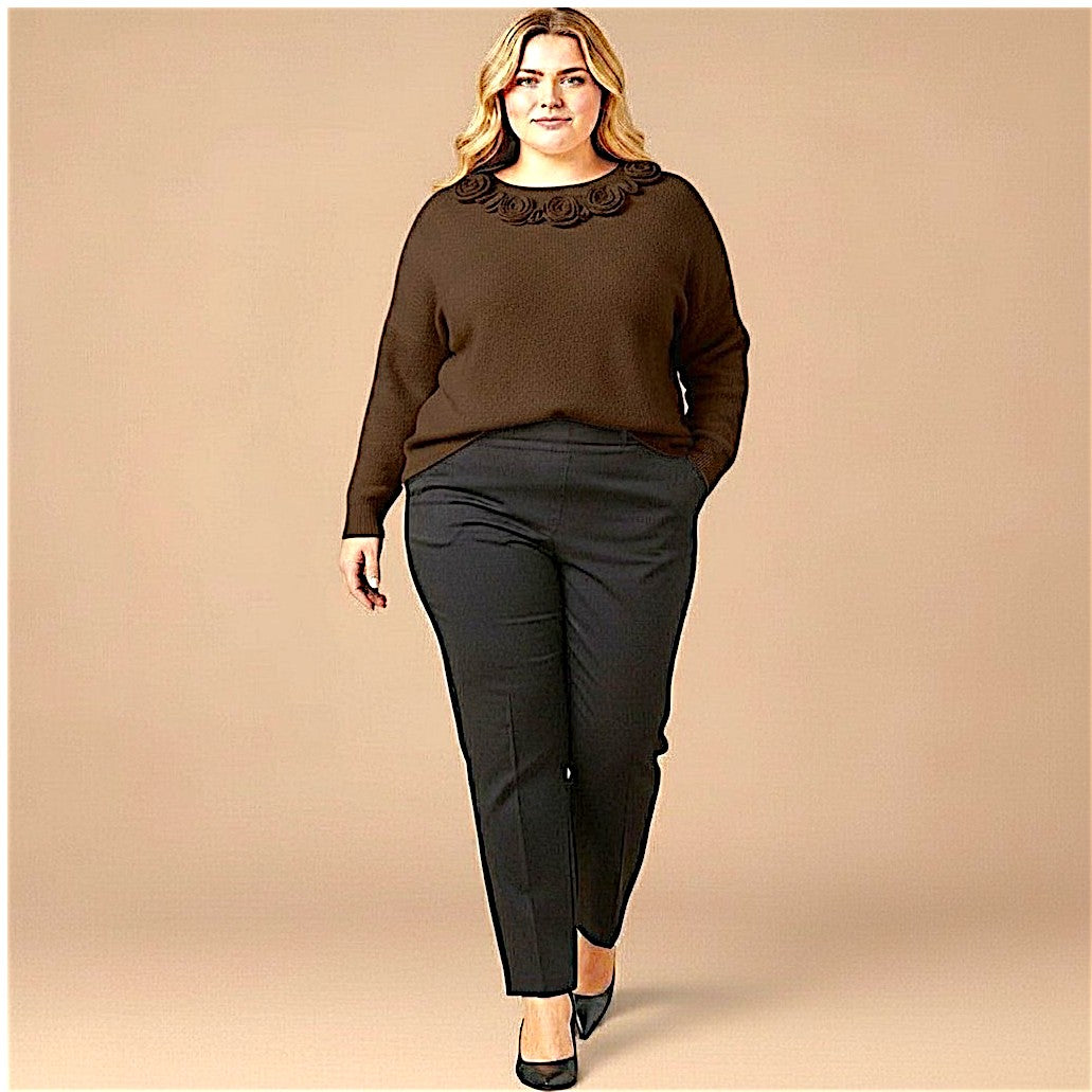 Maxi Maglia Effetto Lana Natalia