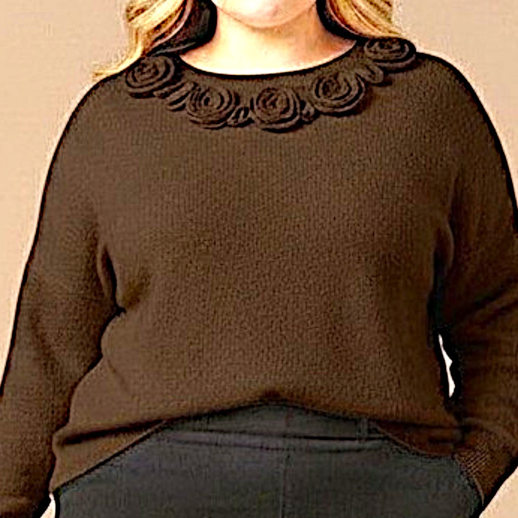 Maxi Maglia Effetto Lana Natalia