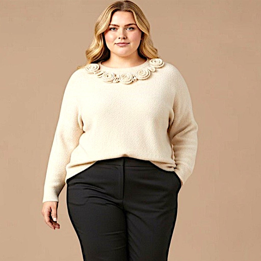 Maxi Maglia Effetto Lana Noemi