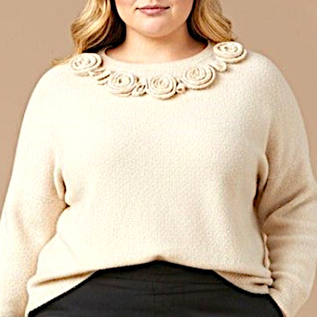 Maxi Maglia Effetto Lana Noemi