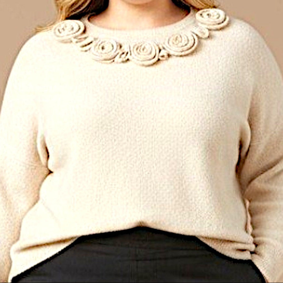 Maxi Maglia Effetto Lana Noemi