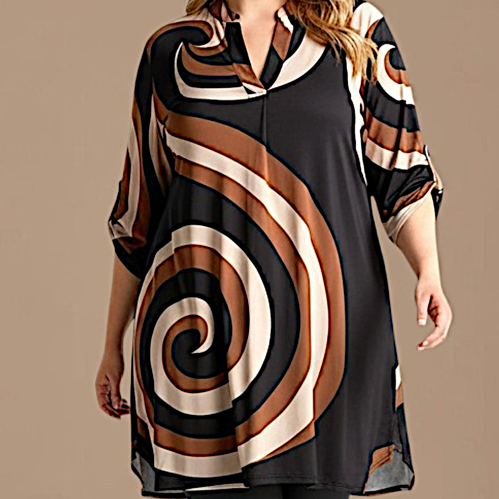 Maxi Maglia/Abito Fantasia Ruggera