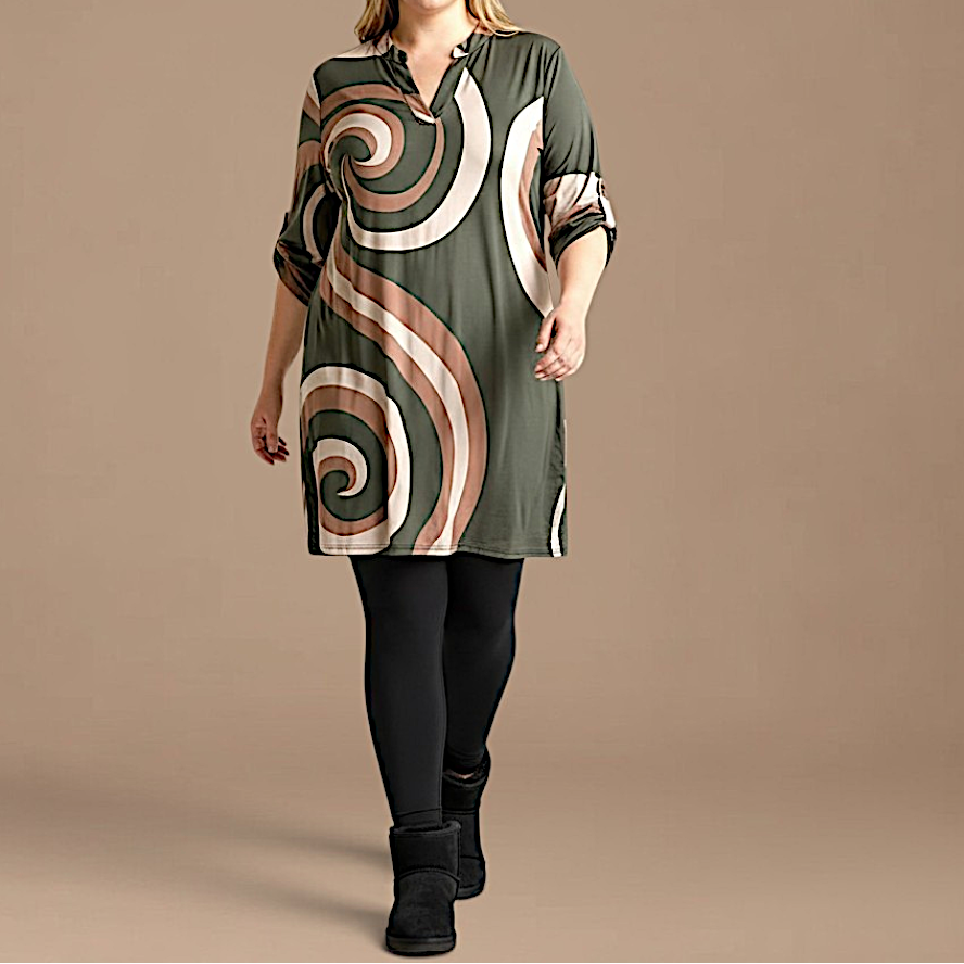 Maxi Maglia/Abito Fantasia Rinalda