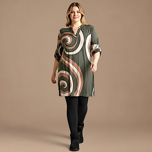 Maxi Maglia/Abito Fantasia Rinalda