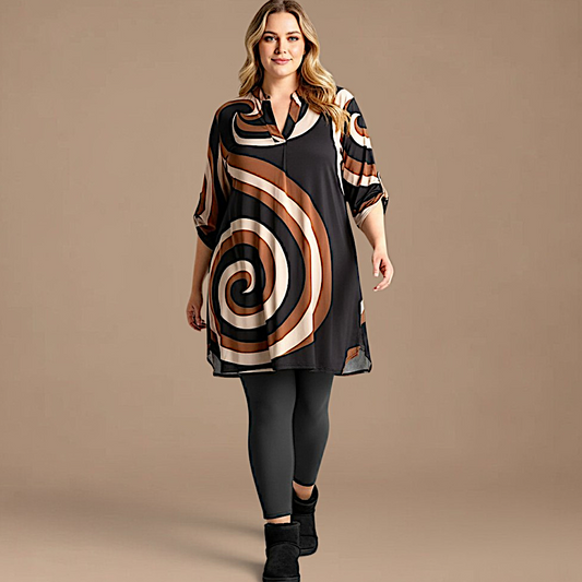 Maxi Maglia/Abito Fantasia Ruggera