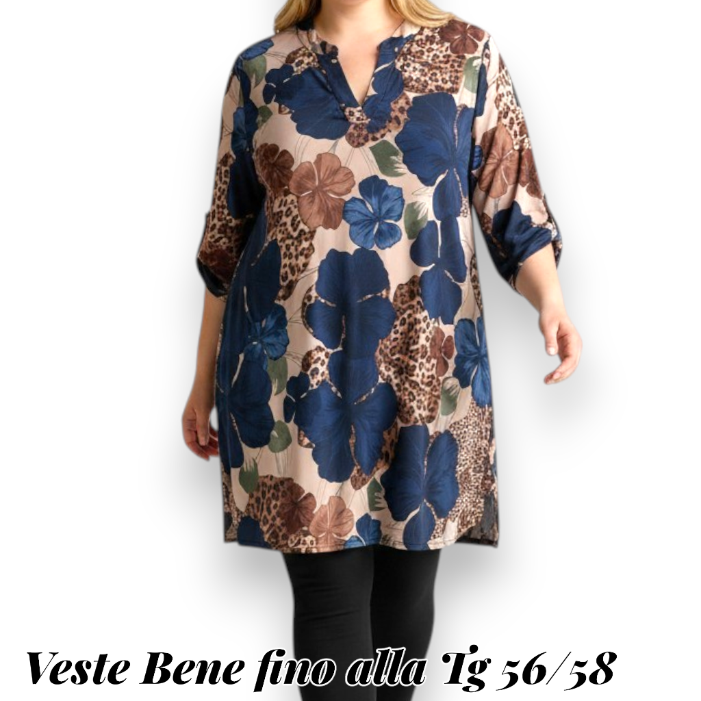 Maxi Maglia/Abito Fantasia Ramona