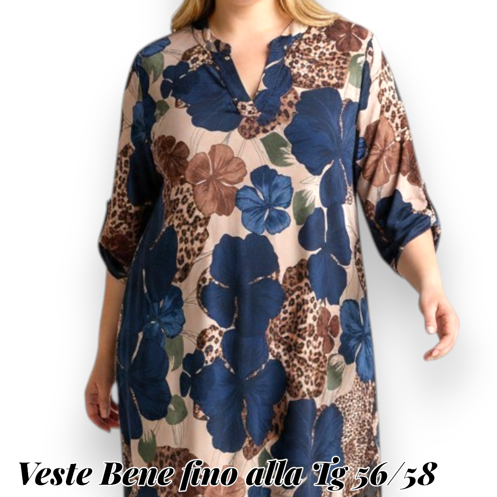 Maxi Maglia/Abito Fantasia Ramona