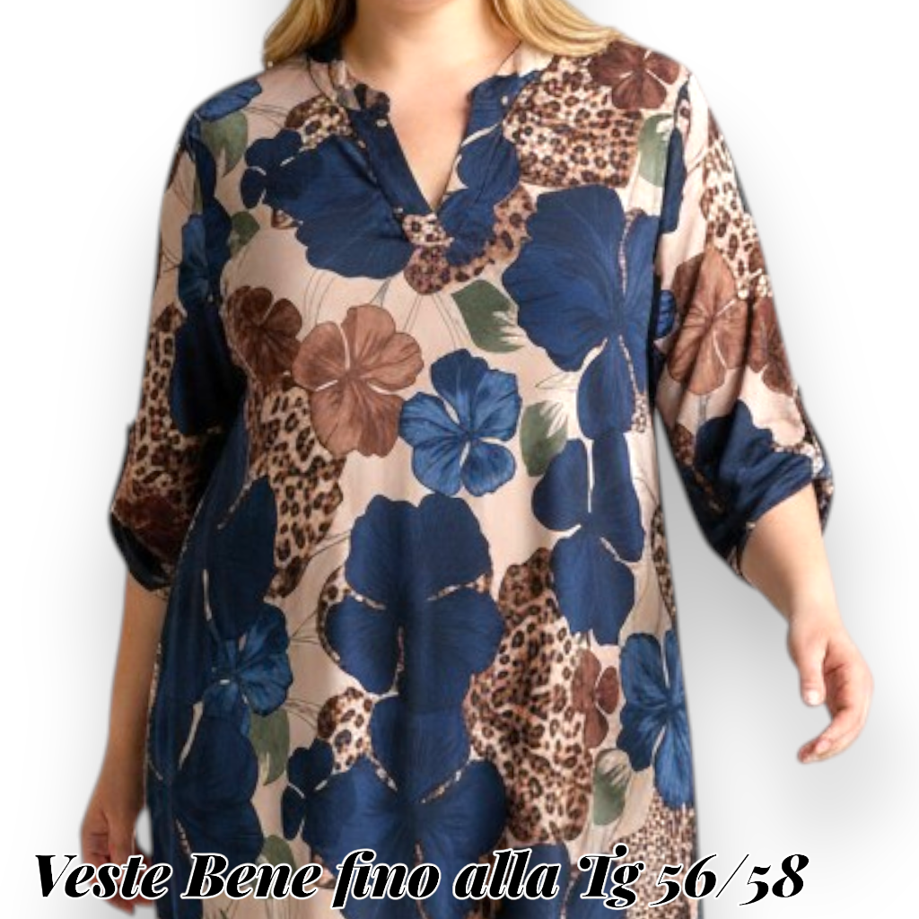 Maxi Maglia/Abito Fantasia Ramona