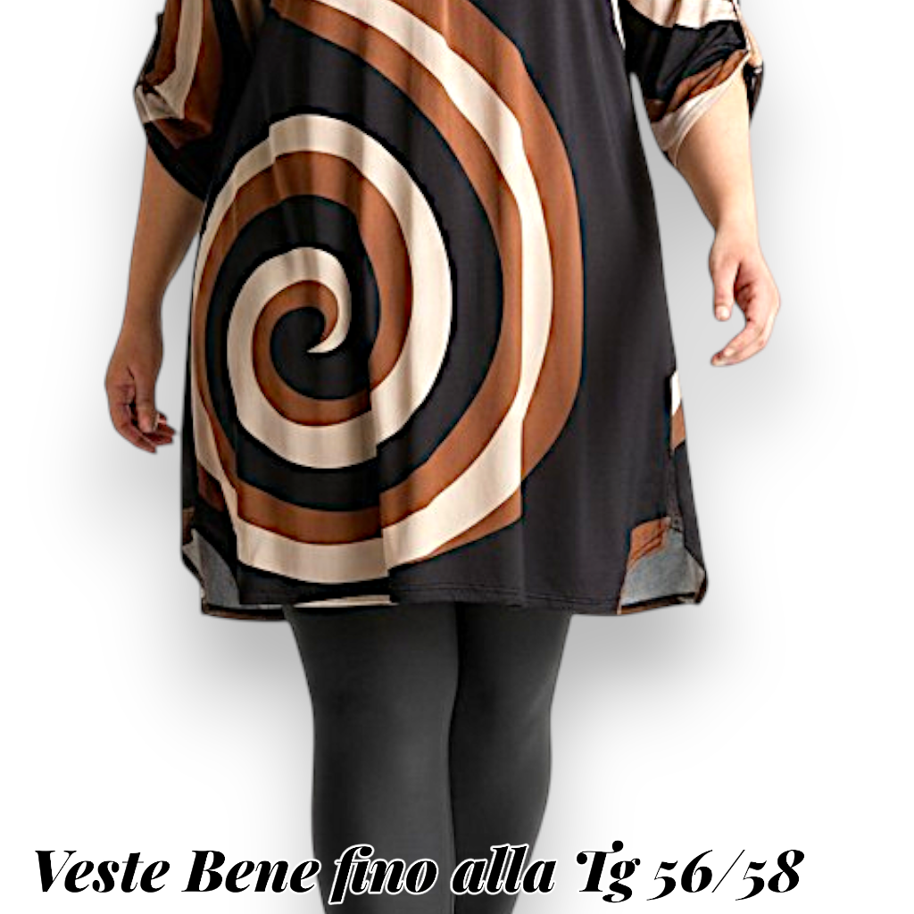 Maxi Maglia/Abito Fantasia Ruggera