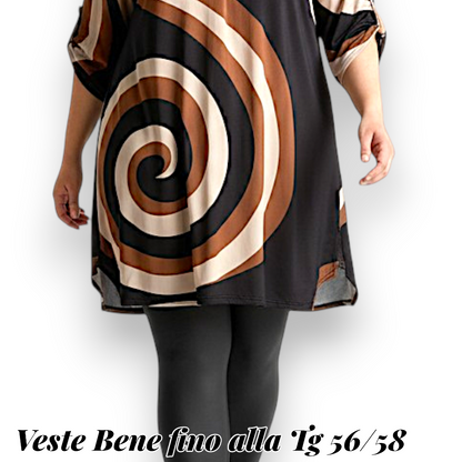 Maxi Maglia/Abito Fantasia Ruggera