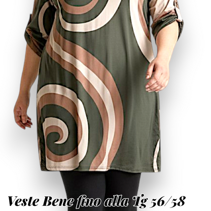 Maxi Maglia/Abito Fantasia Rinalda