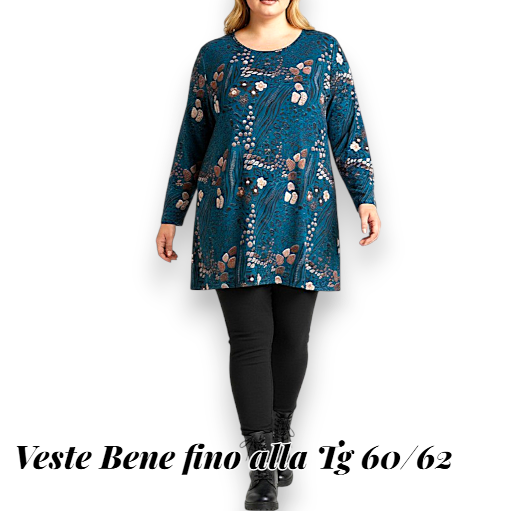 Maxi Maglia in Crepe  Anita