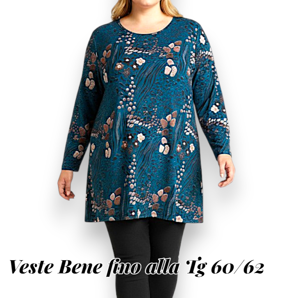 Maxi Maglia in Crepe  Anita