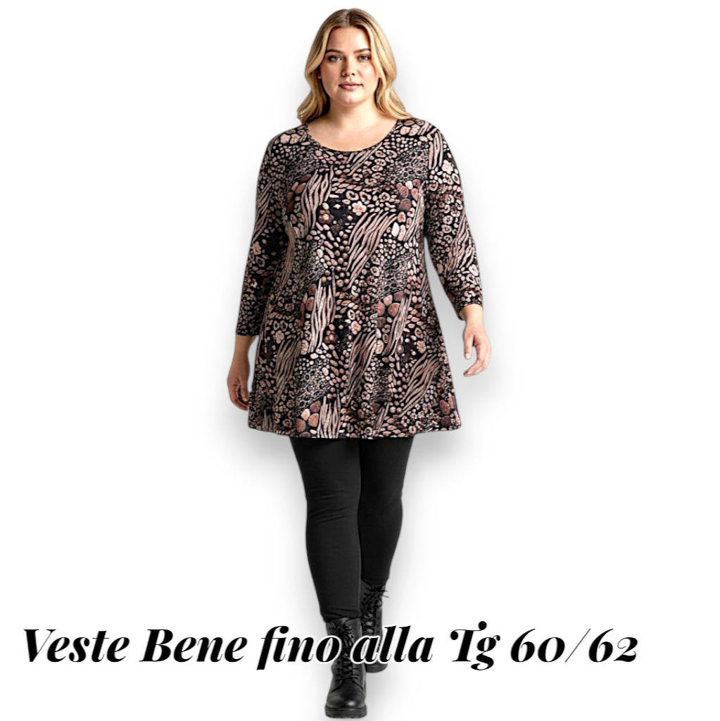 Maxi Maglia in Crepe  Anna
